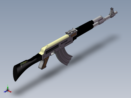 AK-47模型正等轴测缩略图