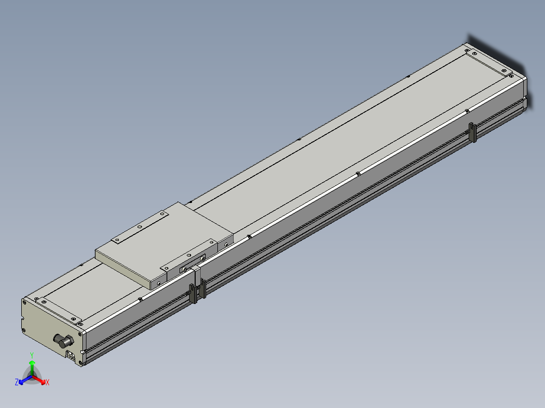 Toyo东佑达直线模组-ECH17-750-M-400W+煞車主视图