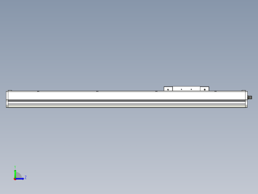 Toyo东佑达直线模组-ECH17-750-M-400W+煞車左视缩略图
