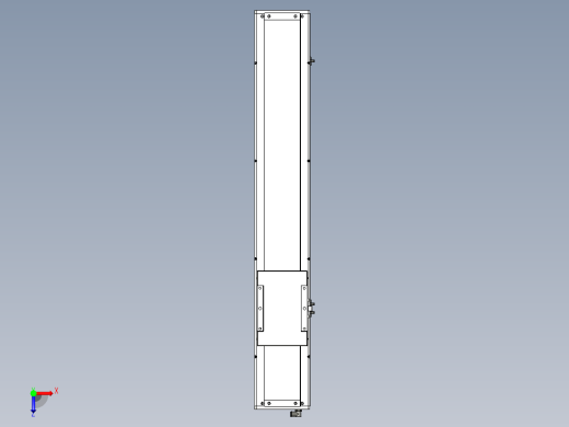 Toyo东佑达直线模组-ECH17-750-M-400W+煞車俯视缩略图