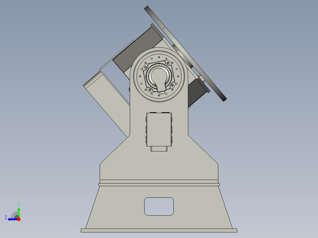 0.5t座式变位机右视图