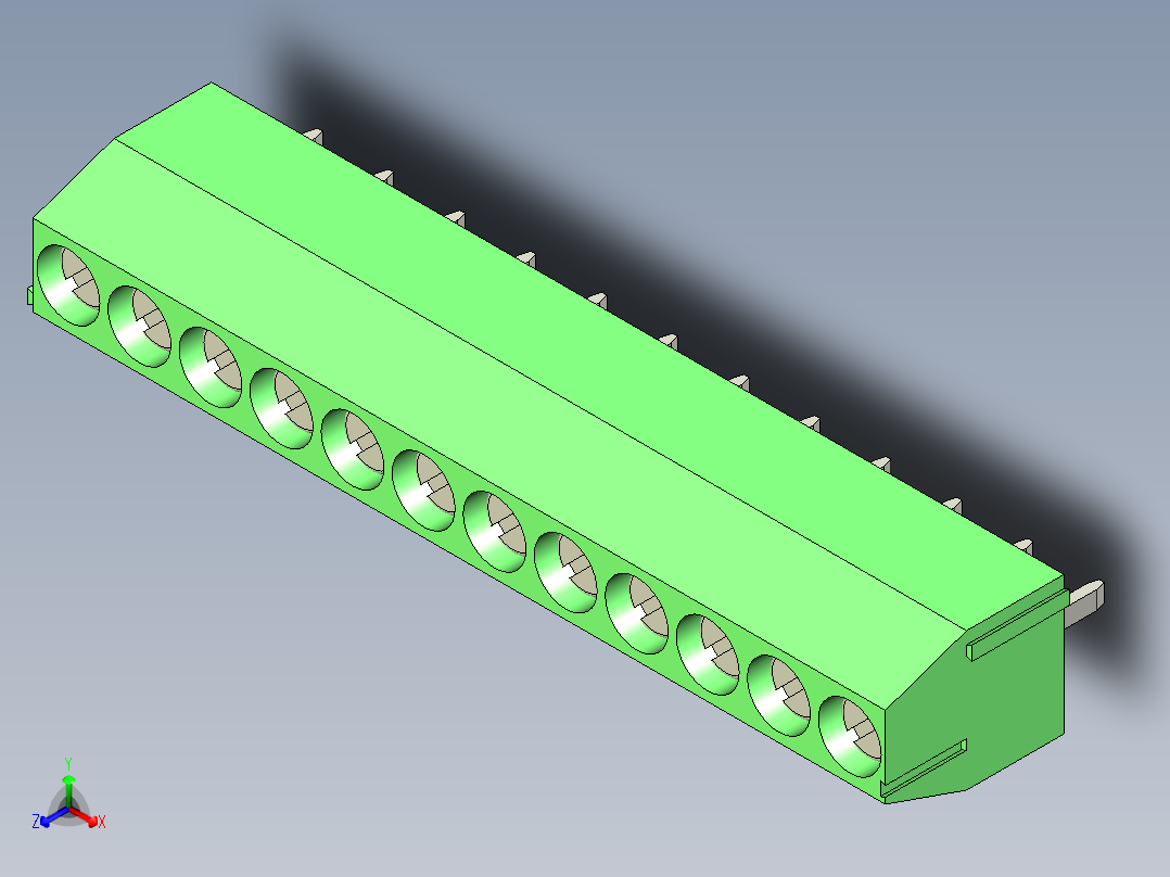 PCB_Terminal_Block_12-P3.5主视图