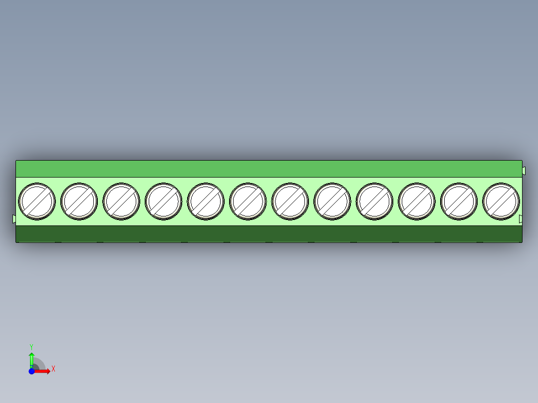 PCB_Terminal_Block_12-P3.5前视图