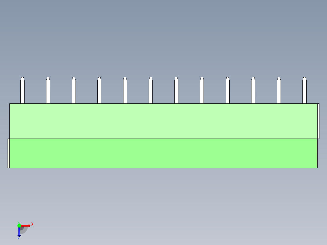 PCB_Terminal_Block_12-P3.5俯视图