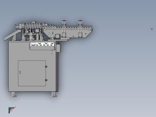 电容剪脚弯脚成型一体机俯视缩略图