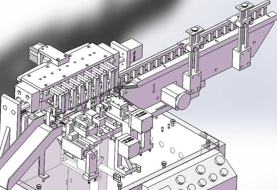 电容剪脚弯脚成型一体机