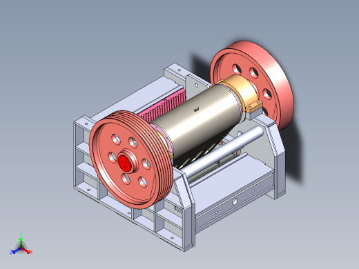 PEX-300x1300破碎机三维图