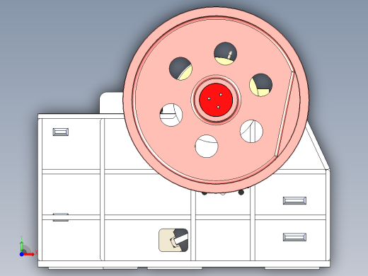 PEX-300x1300破碎机三维图前视缩略图