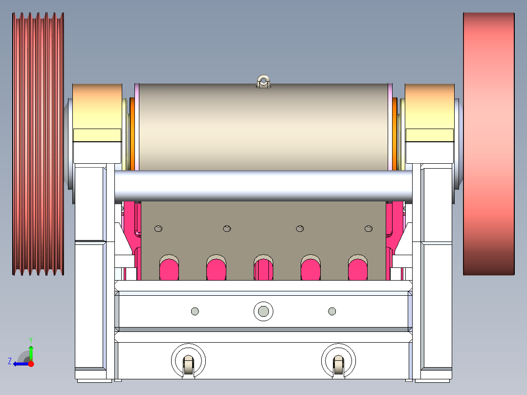 PEX-300x1300破碎机三维图右视图