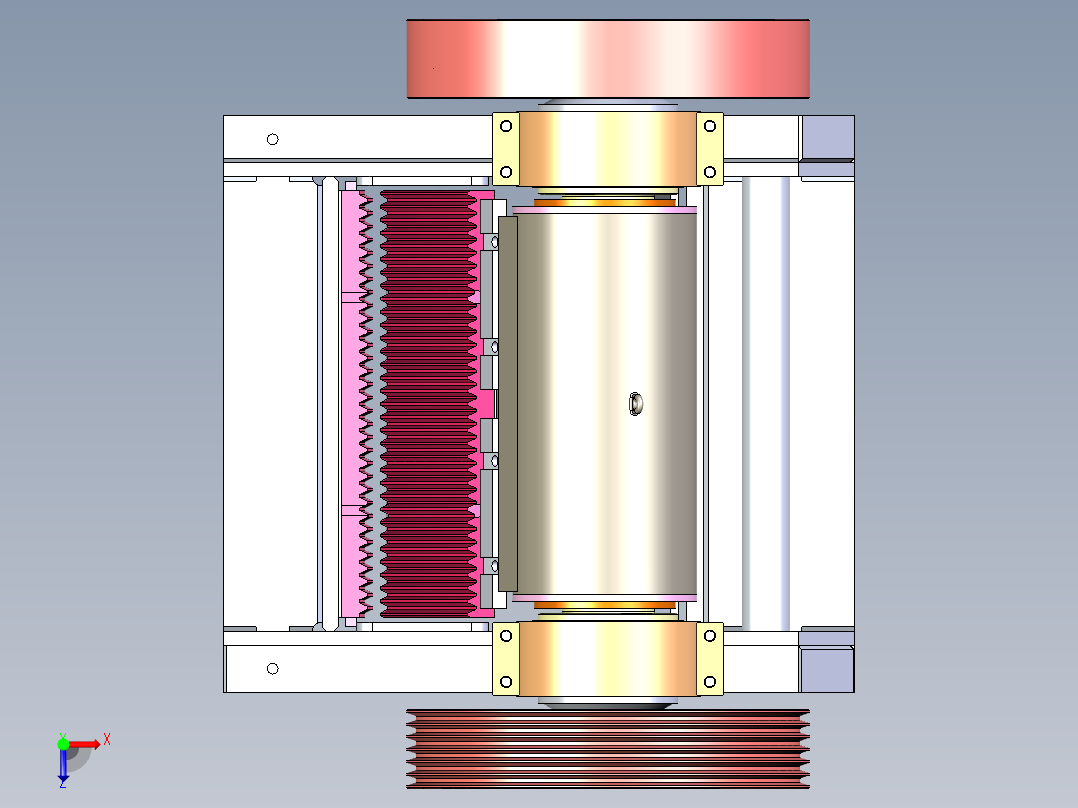 PEX-300x1300破碎机三维图俯视图