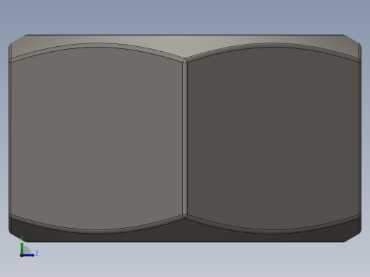 紧固件-Raw Steel Nut 1.000左视缩略图