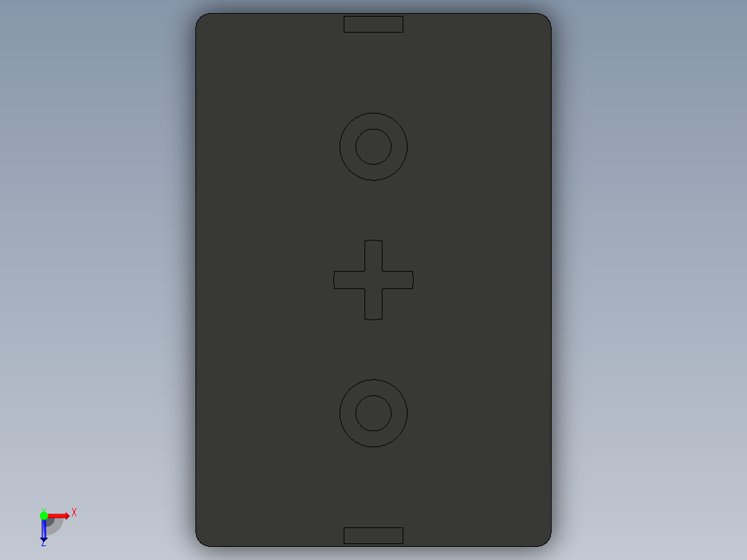 型材-BR 60X90 COVER CAP 3842510293俯视图