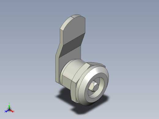 鎖CQ-3D多系列多零件图纸模型