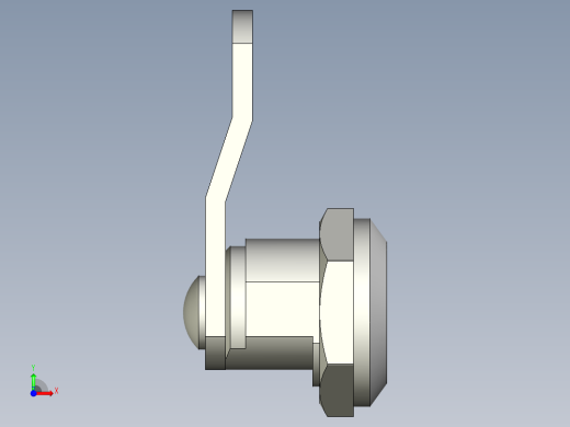 鎖CQ-3D多系列多零件图纸模型前视缩略图
