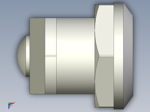 鎖CQ-3D多系列多零件图纸模型俯视缩略图