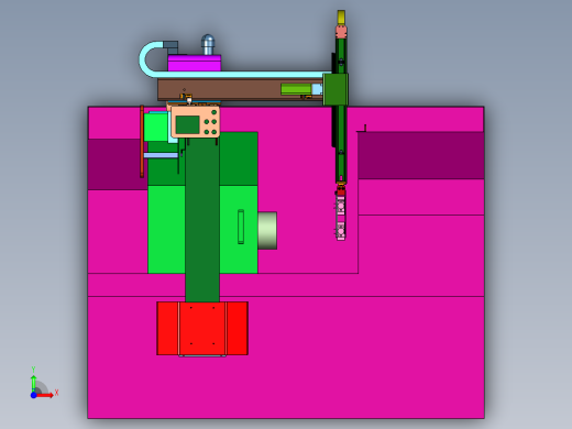 全自动机械手上料机前视缩略图