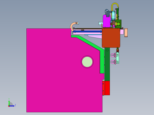 全自动机械手上料机左视缩略图
