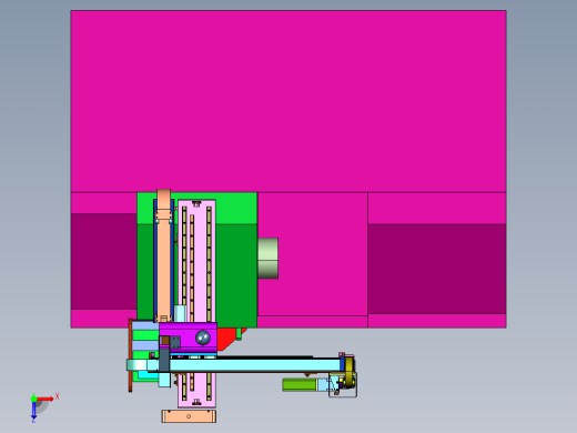 全自动机械手上料机俯视缩略图