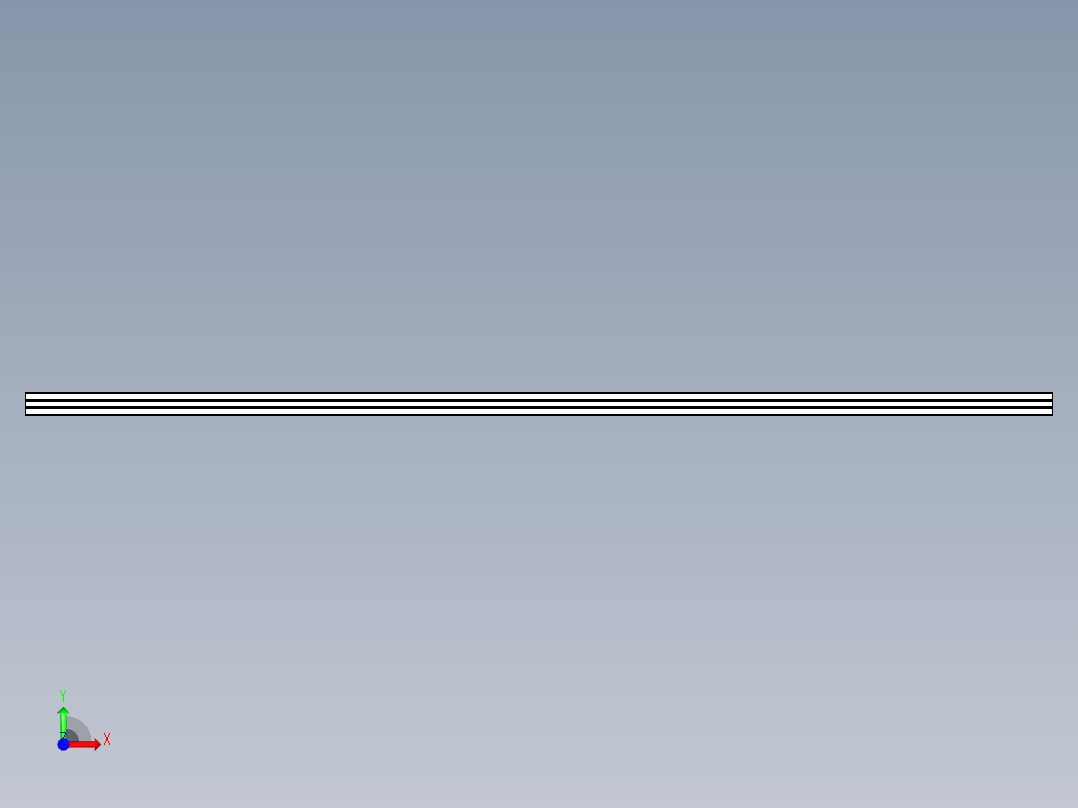 型材-BR SLIDING DOOR PROFILE 3842990115.STEP前视图