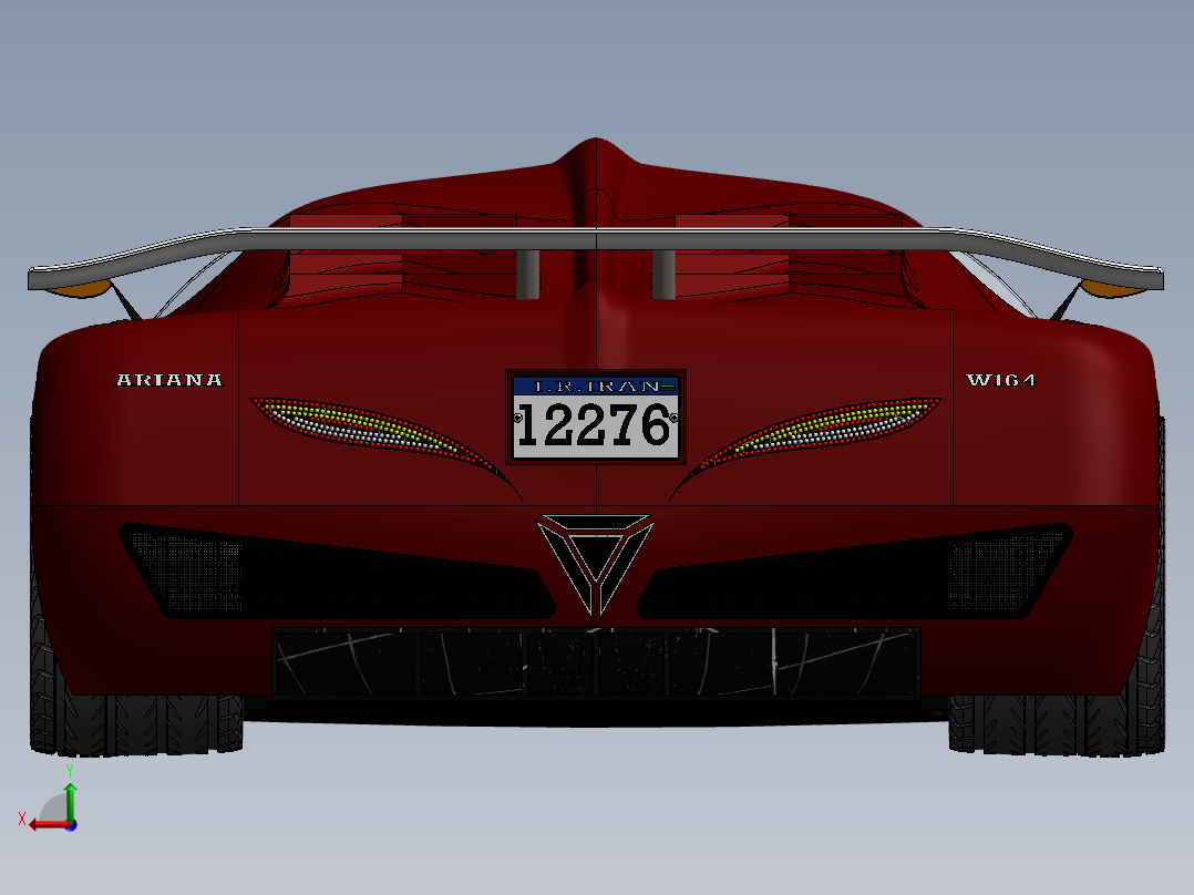 汽车车身 (79)后视图