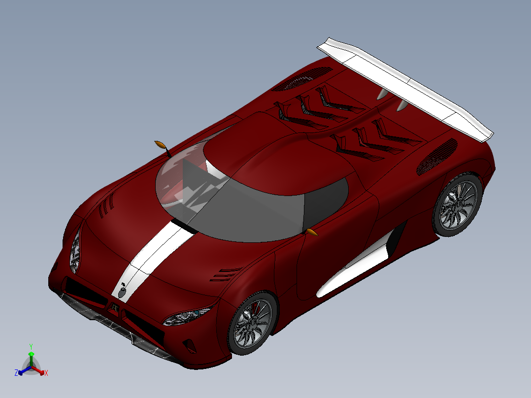 汽车车身 (79)正等轴测图