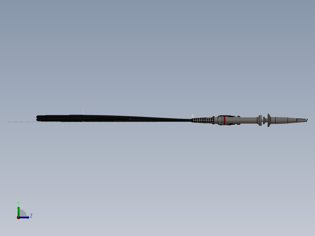 示波器探头左视图