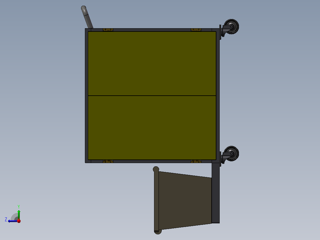 多功能小车右视图