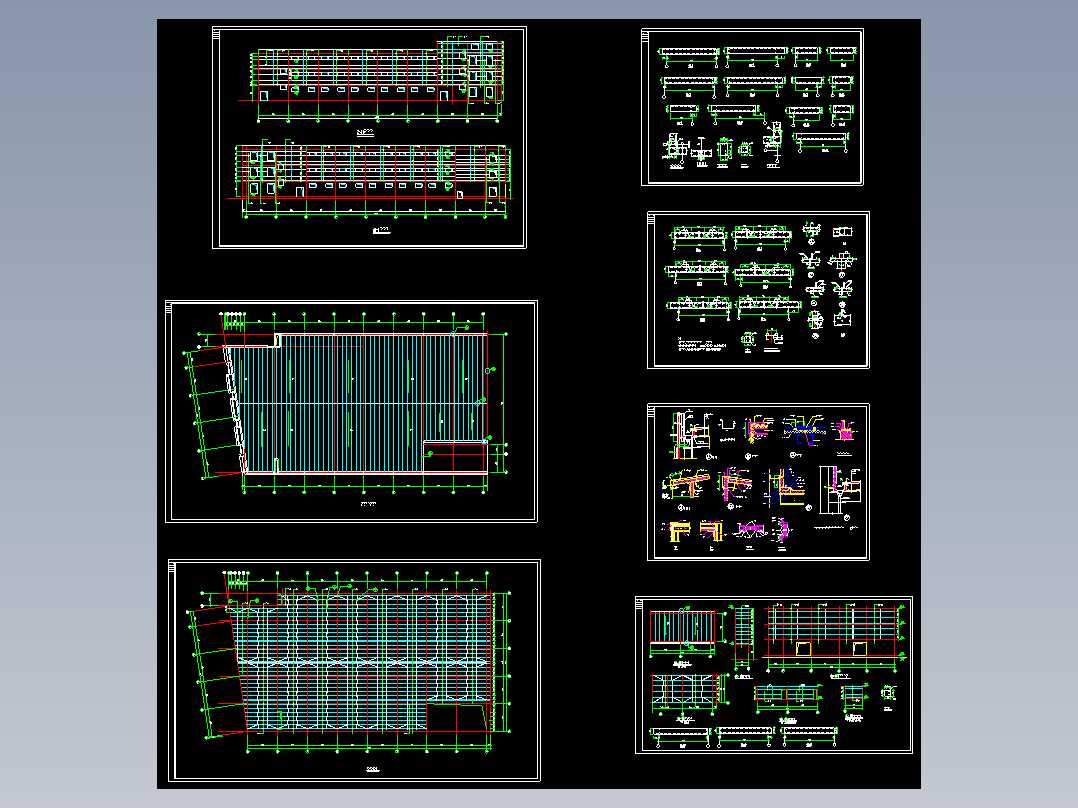某公司大型钢结构工程CAD图