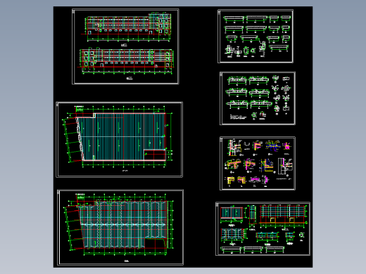 某公司大型钢结构工程CAD图