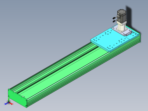东锦齿条传动DH270G-L167-S1150-BU-减速机+750W.STEP