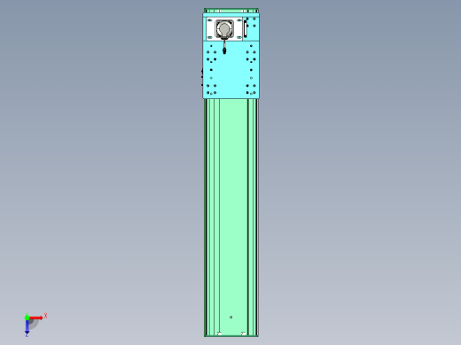 东锦齿条传动DH270G-L167-S1150-BU-减速机+750W.STEP俯视缩略图