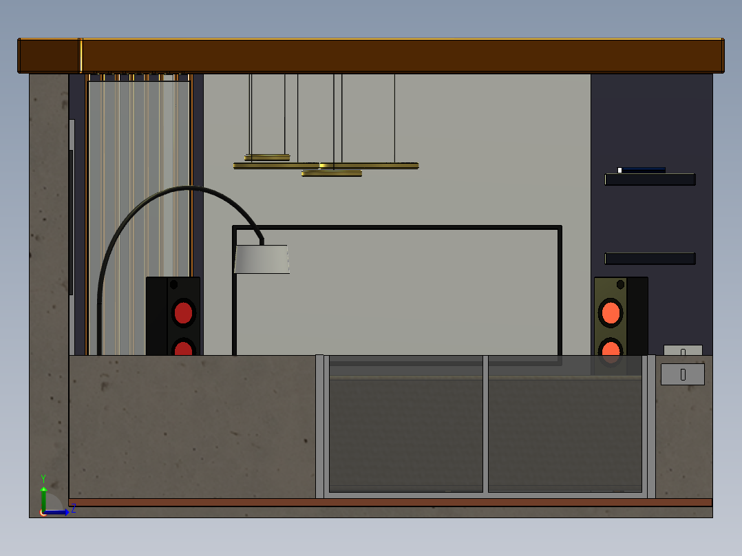 豪华客房设计左视图