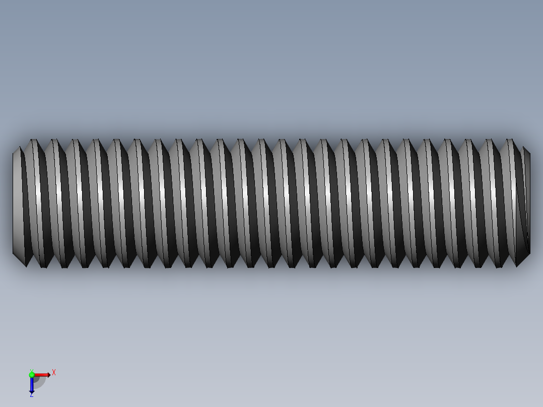DIN 913-ISO 4026 固定螺钉-M5 L=20.SLDPRT俯视图