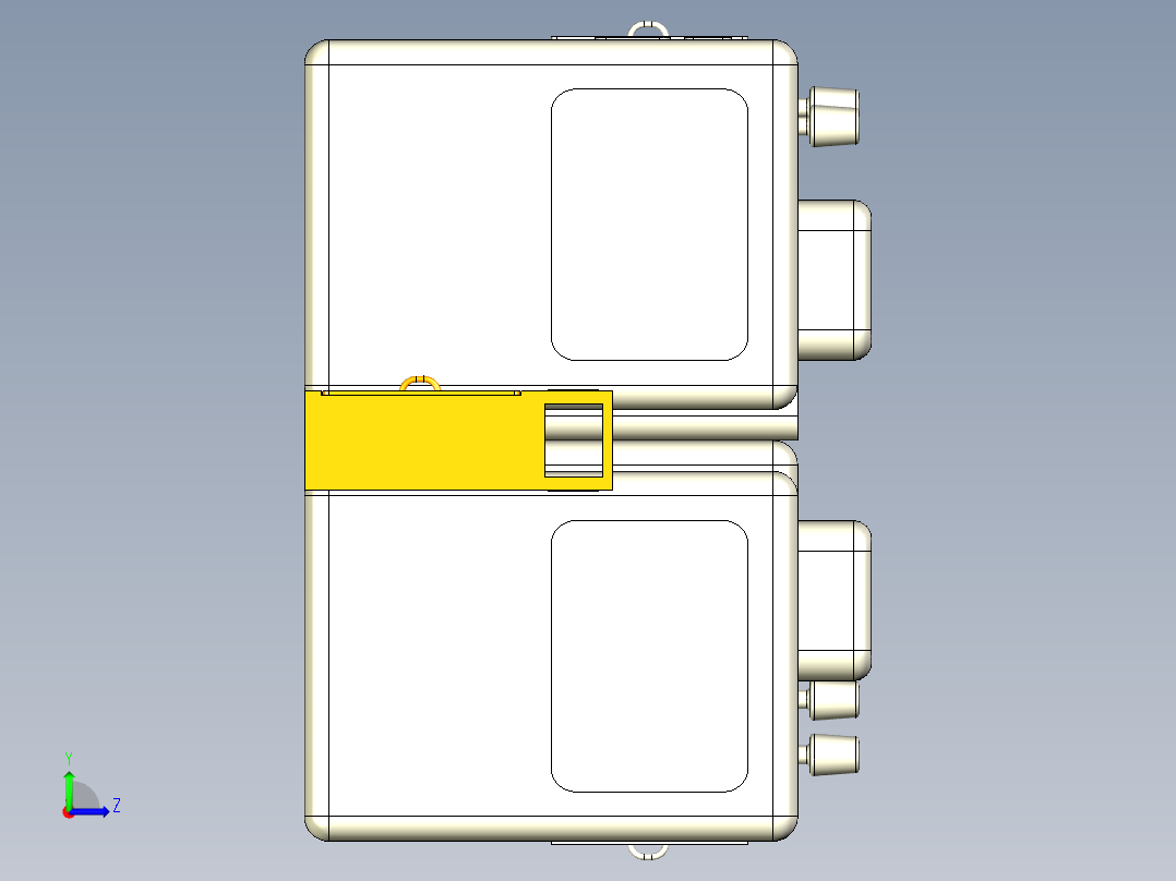 生产线3D模型左视图