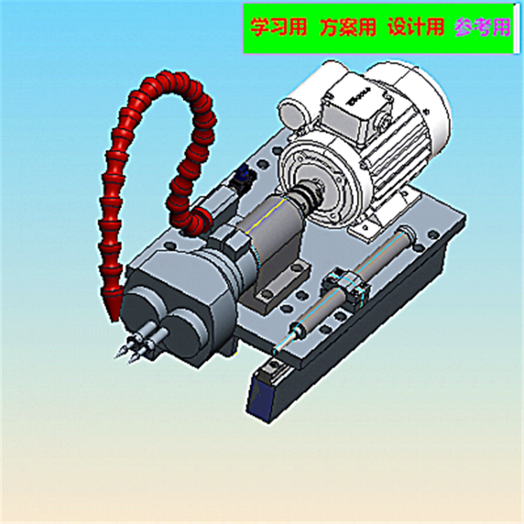 汽车天窗导轨锯切倒角机 非标自动化设备3D图纸3D模型