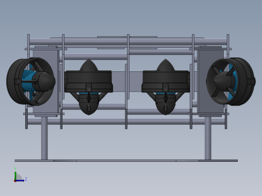 用于交配竞赛的 4 DOF ROV 概念水下潜航器--sw左视缩略图
