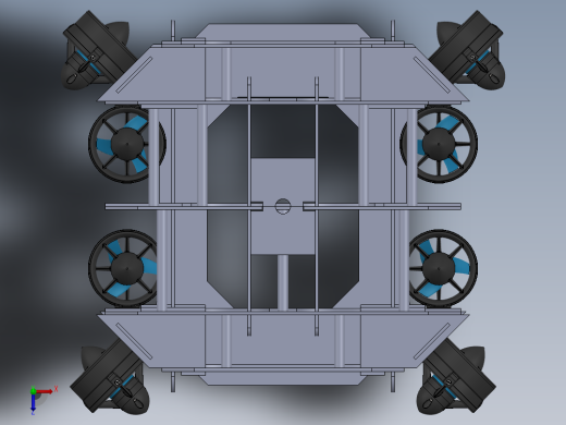 用于交配竞赛的 4 DOF ROV 概念水下潜航器--sw俯视缩略图