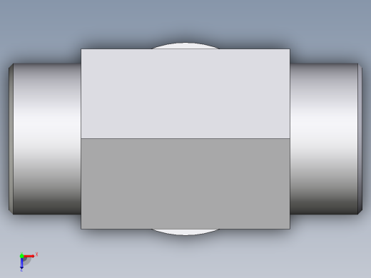 卡套式工业通用硬管接头EO_Adjustable_locknut_branch_tee_TEE30SROMDCF俯视缩略图