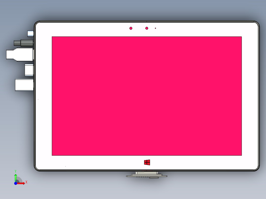 k102-10寸平板电脑前视图