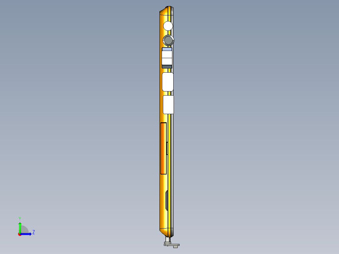 k102-10寸平板电脑左视图