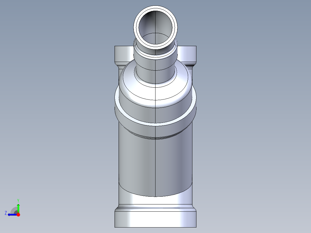 船舶管路系统S12_SeaDrainPLUS_DoubleComboReducingWye-SxSxSxS_37E268234_4x2in Sea Drain Plus - Double Combo Reducing Wye - SxSxSxS右视图
