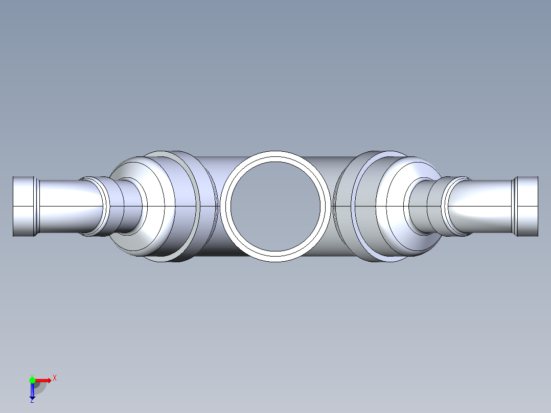 船舶管路系统S12_SeaDrainPLUS_DoubleComboReducingWye-SxSxSxS_37E268234_4x2in Sea Drain Plus - Double Combo Reducing Wye - SxSxSxS俯视图