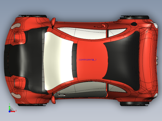 小型汽车造型前视缩略图