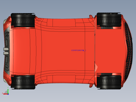 小型汽车造型后视缩略图