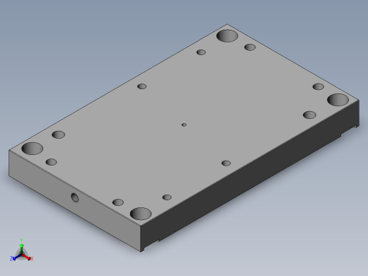 support plate_pcs2b正等轴测缩略图