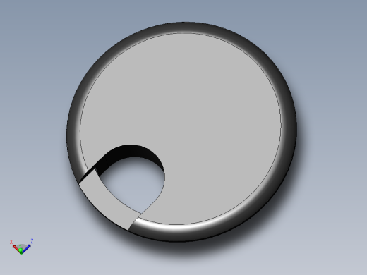 圆形桌面索环_ 70毫米