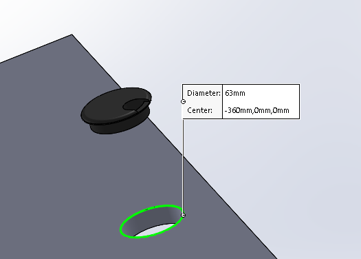 圆形桌面索环_ 70毫米