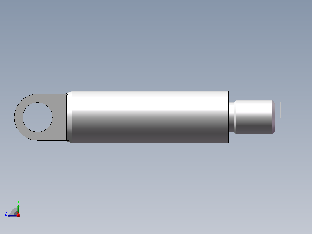 活塞杆工艺分析右视图