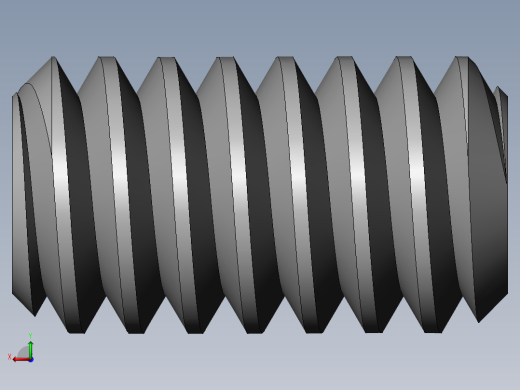 DIN 913-ISO 4026 固定螺钉-M1.4 L=2.5.SLDPRT后视缩略图