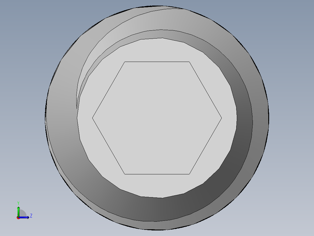 DIN 913-ISO 4026 固定螺钉-M1.4 L=2.5.SLDPRT左视图